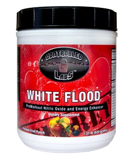WHITE FLOOD Supplement - Pre-workout Nitric Oxide Energy Enhancer